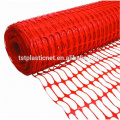 Orange plastic safety fence roll